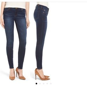 Kut from the kloth mia toothpick skinny jeans